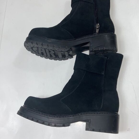 EARTH SHOE LEATHER UPPER SUEDE MANMADE OUTSOLE SHOES SIZE 5.5 BOOTS - Picture 3 of 10